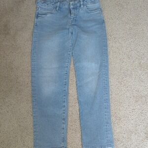 MiH Jeans Phoebe Slim Slouch Leg Light Wash Jeans Size 25